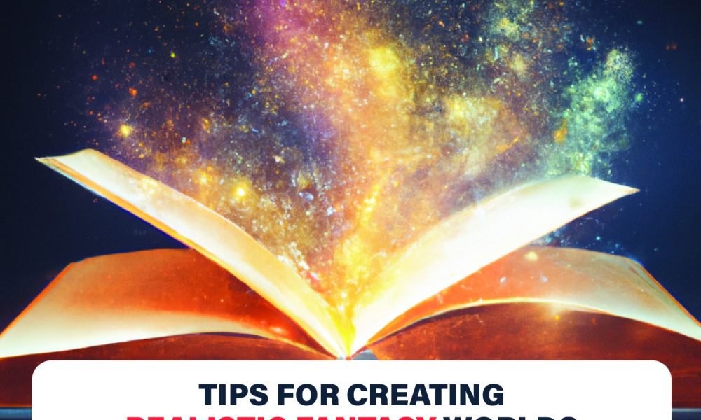 Detailed fantasy map of castles, forests, and mountains, symbolizing the process of creating immersive and realistic fantasy worlds.